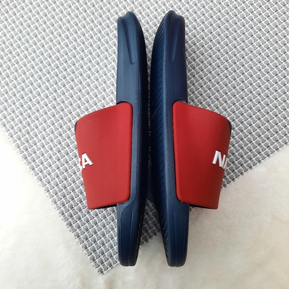 Nautica Stono 4 Spellout Logo Color Block Pool Slides Sandal Vacation 4 NEW  You - Picture 4 of 10